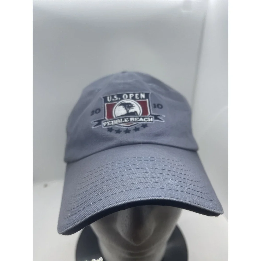 US Open Pebble Beach 2010 USGA Member Golf Hat Baseball Cap Blue Gray One Size